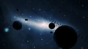 Space flight travel NGC4423 spiral galaxy,Traveling through star fields in space,4K 3D for scientific films. Elements of this image furnished by NASA. - Powered by Shutterstock - Get 15% off with code: PIKWIZARD15