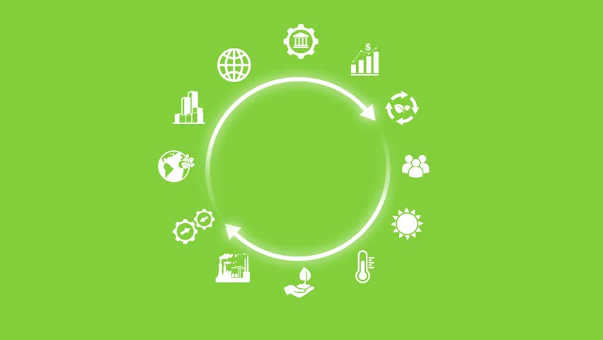 Net zero , carbon neutral concept. Net zero greenhouse gas emissions target 2050.Isolated on green background