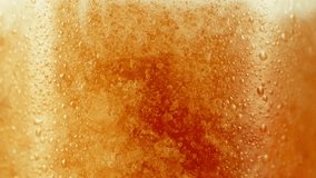 Super Slow Motion of Macro Shot of Pouring Beer Drink, Close-up. Filmed on High Speed Cinema Camera, 1000 fps. - Powered by Shutterstock - Get 15% off with code: PIKWIZARD15