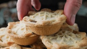 Taking British Christmas mince pies or fruit pie - Powered by Shutterstock - Get 15% off with code: PIKWIZARD15