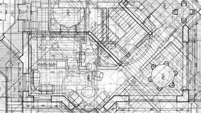 Architecture design: blueprint plan - vector illustration of a plan modern residential building - technology, industry, business concept illustration: real estate, building, construction, architecture - Powered by Shutterstock - Get 15% off with code: PIKWIZARD15