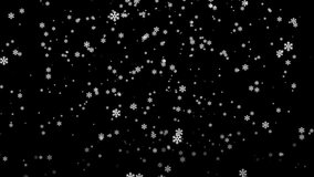snowfall winter background animation motion graphic video design, alpha channel transparent loop backdrop video - Powered by Shutterstock - Get 15% off with code: PIKWIZARD15
