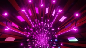 A 3d abstract VJ loop background of a futuristic, infinity, colorful neon tunnel in flower shape - Powered by Shutterstock - Get 15% off with code: PIKWIZARD15