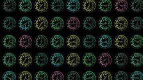 Glowing digital Clock Animation Pattern. Digital Clock Motion Animation. Futuristic Digital Time Clock Animation On Black Background. Time Travel Concept. Clock Time Animation Counting. 3d Glowing - Powered by Shutterstock - Get 15% off with code: PIKWIZARD15