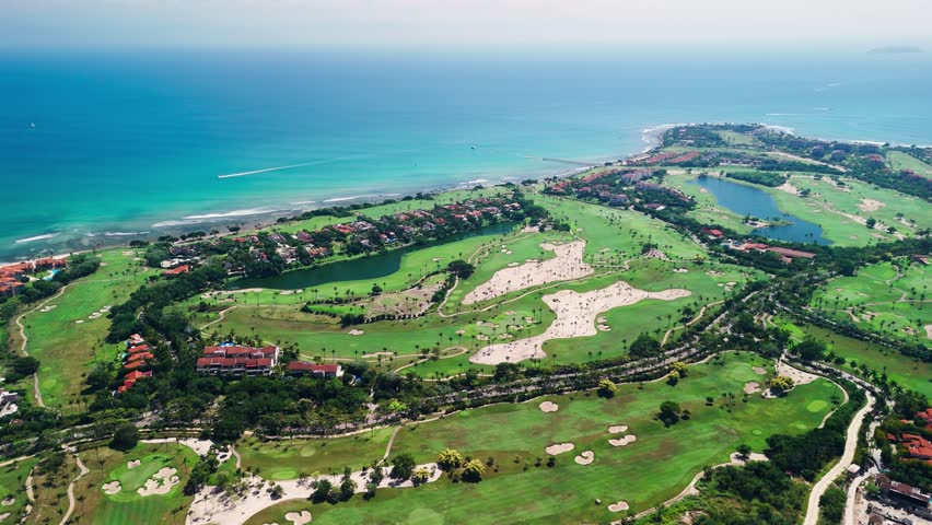 Golf Course on the Mexican Coast. Punta Mita, Nayarit