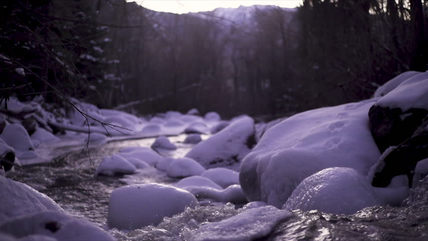 Icy Creek Colorado Video Shots