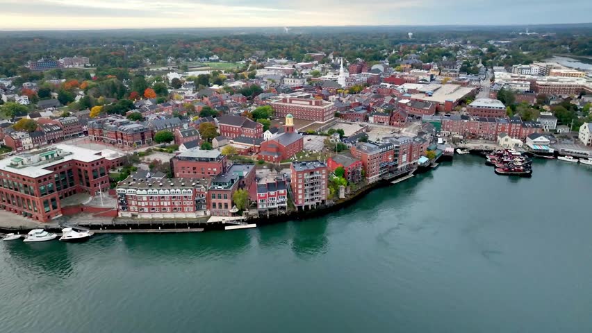 aerial orbit over portsmouth new hampshire