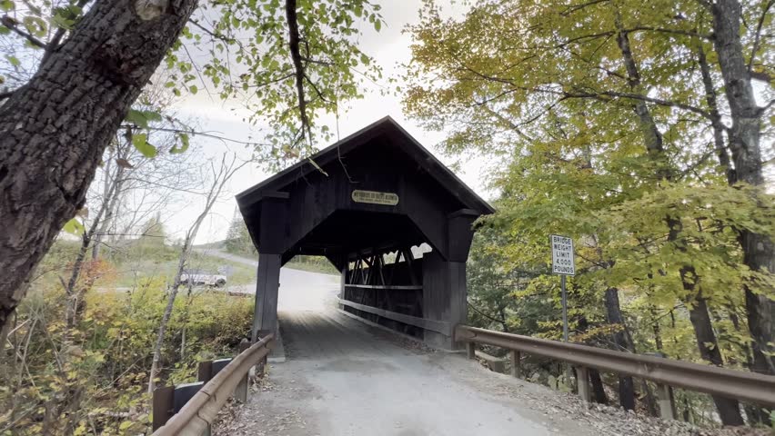 Covered bridge near Stowe Vermont