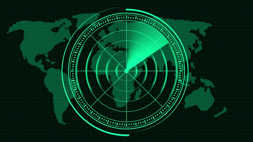 Abstract Radar Screen Map Technology Animation Futuristic HUD Radar Circle User Interface Target Searching Icon Concept, Concept Radar Scanning Navigation - Powered by Shutterstock - Get 15% off with code: PIKWIZARD15