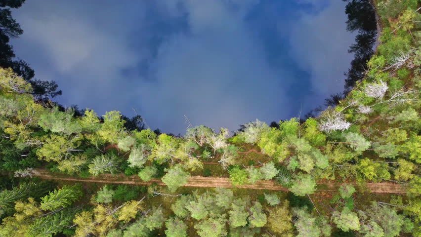 Top-down aerial view of Devil