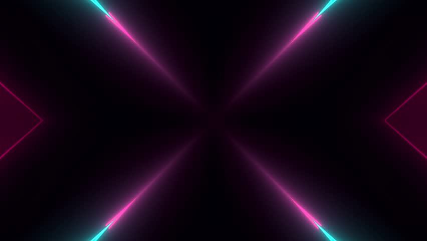 Cyberpunk arrows triangles icon pattern triangular sign background stage backlights wallpaperled neon triangle pattern psychedelic sci-fi tunnel backdeop stage