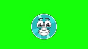 The grimacing face of optical disc mascot, nervousness, embarrassment, or awkwardness - Powered by Shutterstock - Get 15% off with code: PIKWIZARD15