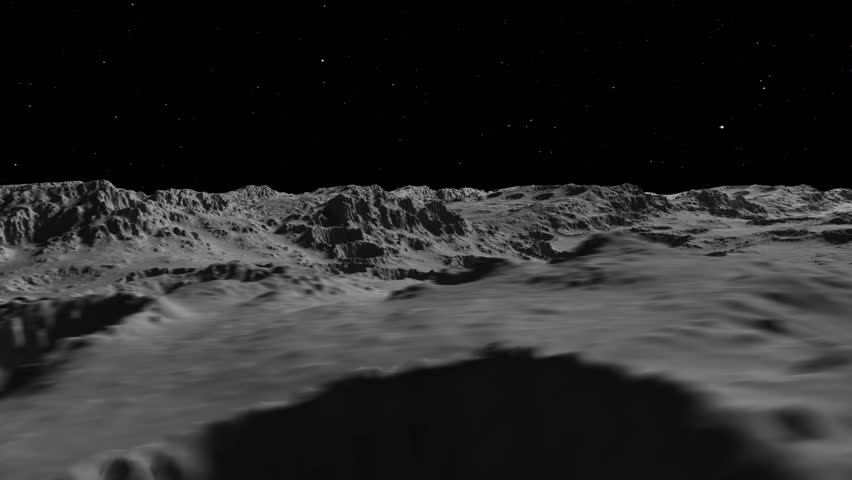 Moon, Lunar landscape flyby 4k Ultra HD - Powered by Shutterstock - Get 15% off with code: PIKWIZARD15