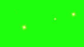 Glowing stars sparkle. Bokeh lights effect background. Sparkle particles shine animation effect. Glitter sparkle animated green screen - Powered by Shutterstock - Get 15% off with code: PIKWIZARD15