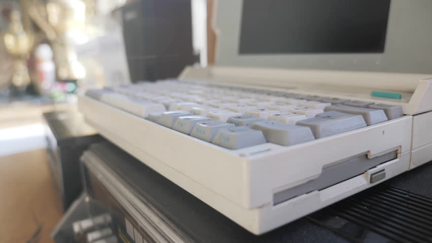 Retro Vintage Laptop Computer PC