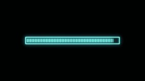 Loading bar animation. Glowing neon loading bar animation. Loading progress bar animation. Transparent background with alpha channel - Powered by Shutterstock - Get 15% off with code: PIKWIZARD15