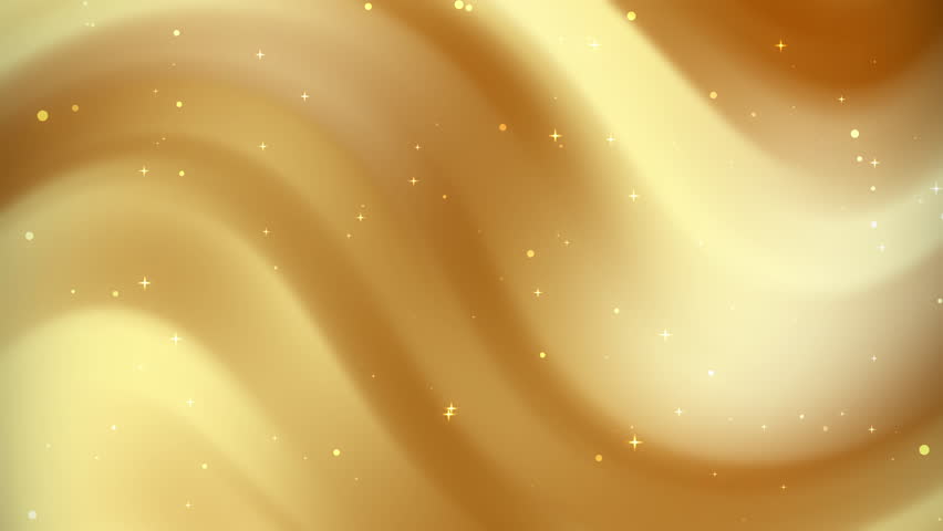 Gold background with white and yellow stars, perfect for adding a touch of glamour and festivity to designs, invitations, and cards.