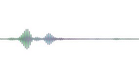 4k abstract music sound wave or audio wave from isolated on white background. - Powered by Shutterstock - Get 15% off with code: PIKWIZARD15