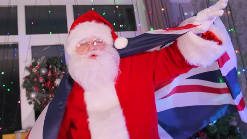 Santa invites to UK Christmas with language and cultural immersion.