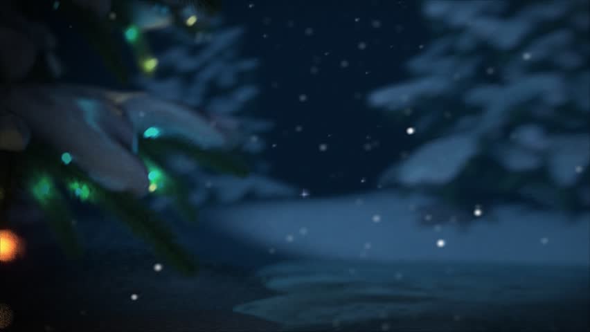 christmas tree with trail particle effect. merry christmas effect glow