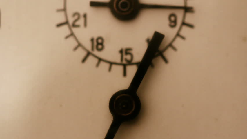 Old Stopwatch closeup (timelapse)