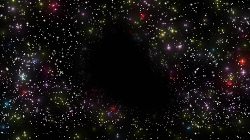 Super Voids In Space There Is Nothing In Galaxy Galaxy Cosmic Void Universe Empty Space, Blank Space In Space With Glowing Stars Moving on Dark Background , Empty Hole In With nebula