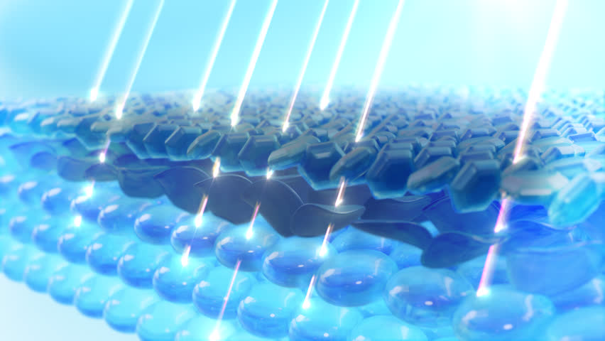 3D animation of skin layers reacting to UV rays. Visualizing sun damage, cellular breakdown, and the importance of skincare protection. Ideal for cosmetic and dermatology use.