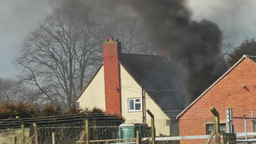 Domestic House Fire - A518 Gnosall, Stafford UK