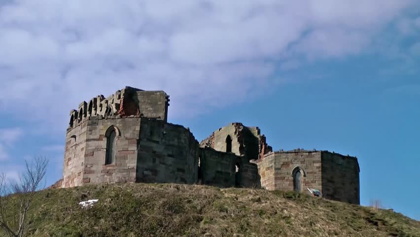 Old Castle View - Stafford Castle, Staffordshire, England (South Wall) Timelapse