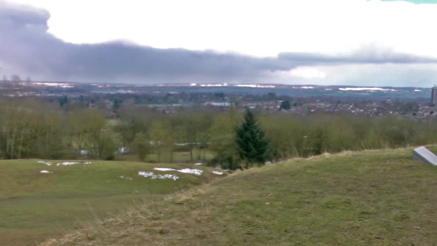 Panoramic View From Stafford Castle over Stafford UK