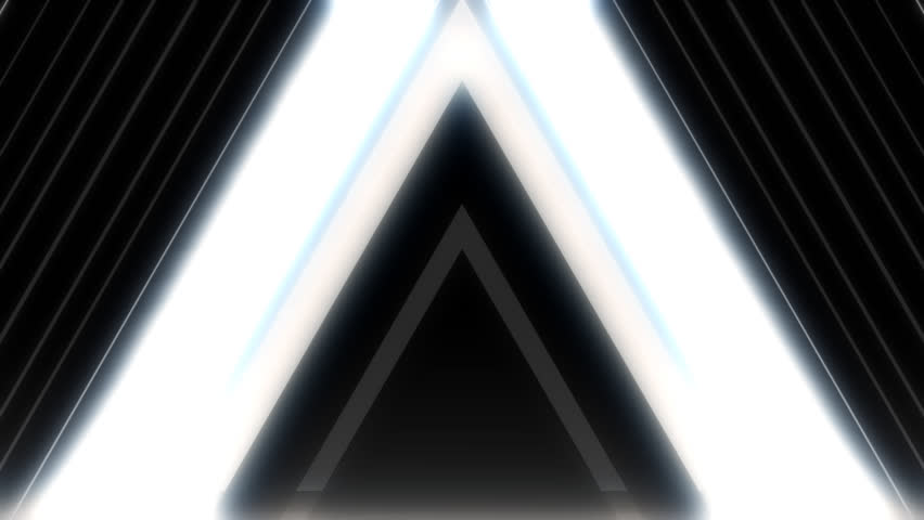 abstract monochrome laser arrow line glowing background vj loop suitable for concert or nightclub