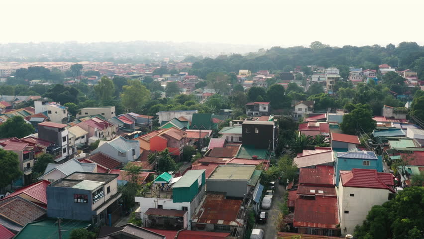 A town foreground in San Jose del Monte, a city in the Philippines.
Taken with a drone aerial shot