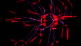 Electric rays, ball of colorful electric rays, selective focus, 4k. vertical video - Powered by Shutterstock - Get 15% off with code: PIKWIZARD15