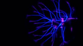 Electric rays, ball of colorful electric rays, selective focus, 4k. vertical video - Powered by Shutterstock - Get 15% off with code: PIKWIZARD15