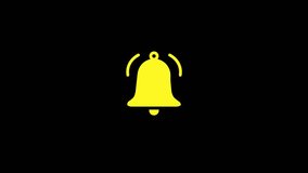 Notification bell icon. Ringing bell and alert concept. notification icon animation. - Powered by Shutterstock - Get 15% off with code: PIKWIZARD15
