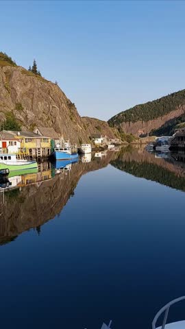 Quidi Vidi Harbour, St. John’s, Newfoundland, Canada
