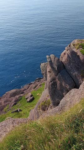 Old (1835) and New Lighthouse (1955), Cape Spear, Avalon Peninsula, Newfoundland, Canada