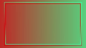 Gradient Frame Design with Red and  Green Christmas Neon Colors New Year Creative Colorful Neon Led Greeting Card Happy new Year  Animated Frame Christmas Colorful Neon Led Decoration Card Template - Powered by Shutterstock - Get 15% off with code: PIKWIZARD15