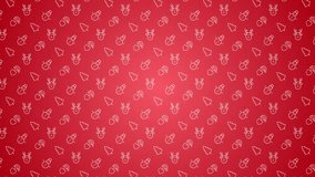 4K Animated Christmas Tree Santa and Reindeer. Vertical Motion Pattern Christmas decorations animated texture Can be used as card background or banner design template. Looped 4K Animation - Powered by Shutterstock - Get 15% off with code: PIKWIZARD15