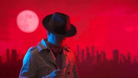 private retro detective spy in noir style concept of investigation and search - Powered by Shutterstock - Get 15% off with code: PIKWIZARD15