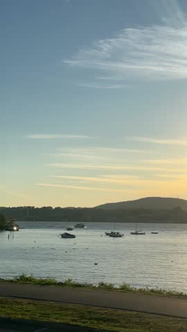 Boats on the Hudson, Upstate New York