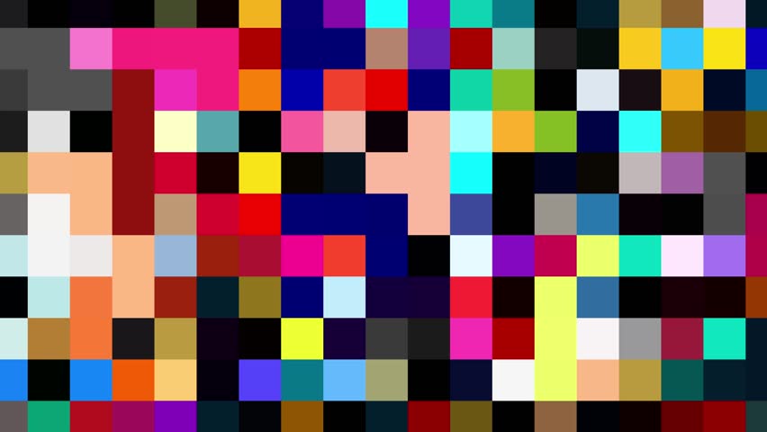 Colorful Abstract Shape, Geometric and Psychedelic Motion Graphic Video Animation Background for Summer Music