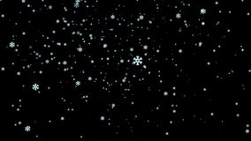 Winter snowfall, snow animation, seamless loop. Isolated snow falling on a transparent background. Realistic snow fall seamless loop animation. Falling snow flakes overlay. Alpha channel - Powered by Shutterstock - Get 15% off with code: PIKWIZARD15