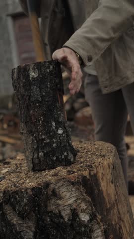 lumber lumberjack logger chop split wood axe 