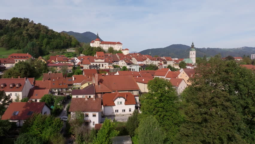 Old town between the hills