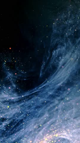 A Cosmic Swirl of Vibrant Colors in the Expansive Dark Universe, Full of Wonders