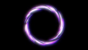 Circle energy effect. Abstract Swirl ring. Circle Neon energy ring. Space energy hole on a transparent background. luminous shimmer swirling lines, particles. Vortex energy flows.  - Powered by Shutterstock - Get 15% off with code: PIKWIZARD15