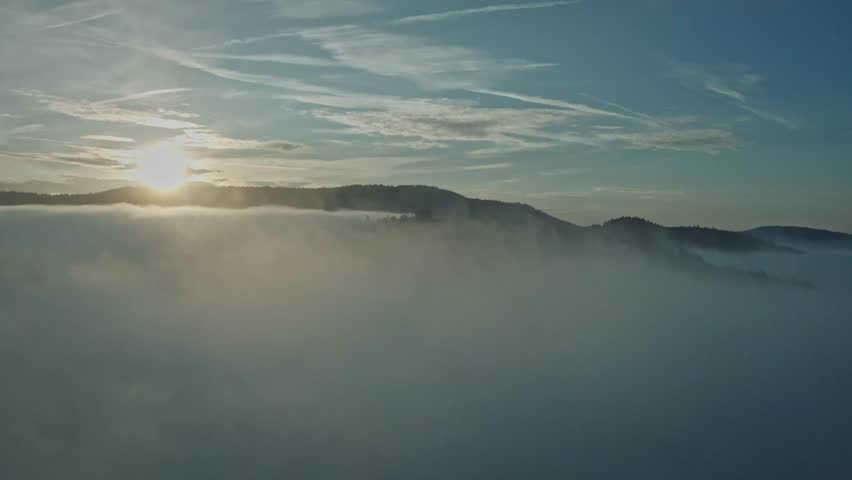 A sea of clouds somewhere over Alsace
