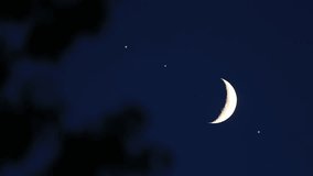Moon, stars, planets and landscape scenery silhouettes.	
 - Powered by Shutterstock - Get 15% off with code: PIKWIZARD15