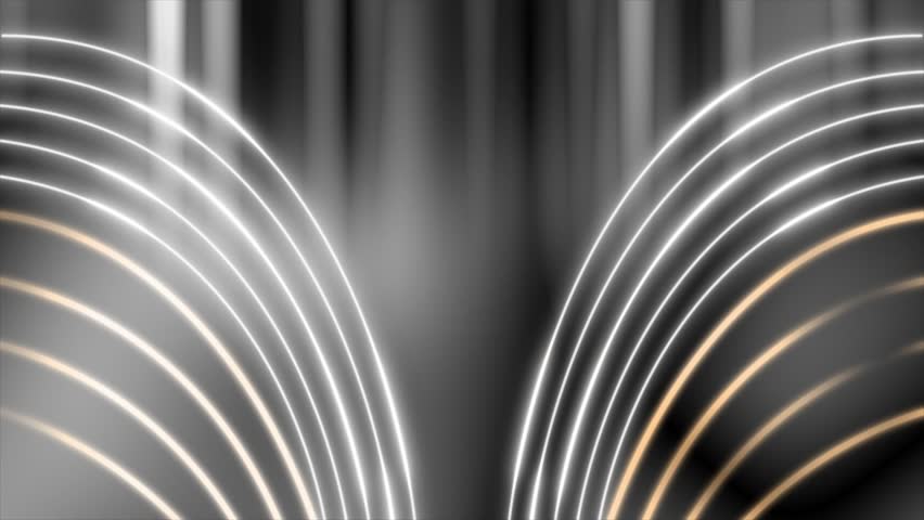 Animated white color gradient pattern with luxury curve lines abstract design luxury background